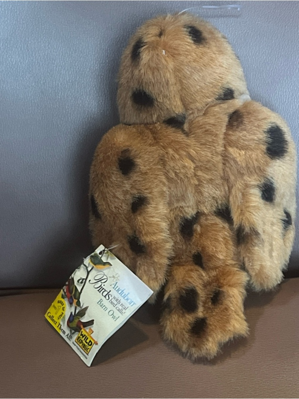 Wild Republic Audubon plush barn owl with call/sound, - Picture 3 of 5